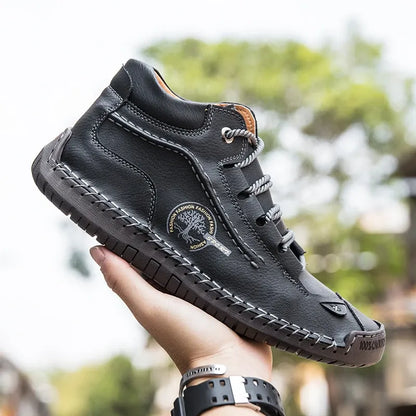 Retro Pigskin Boots
