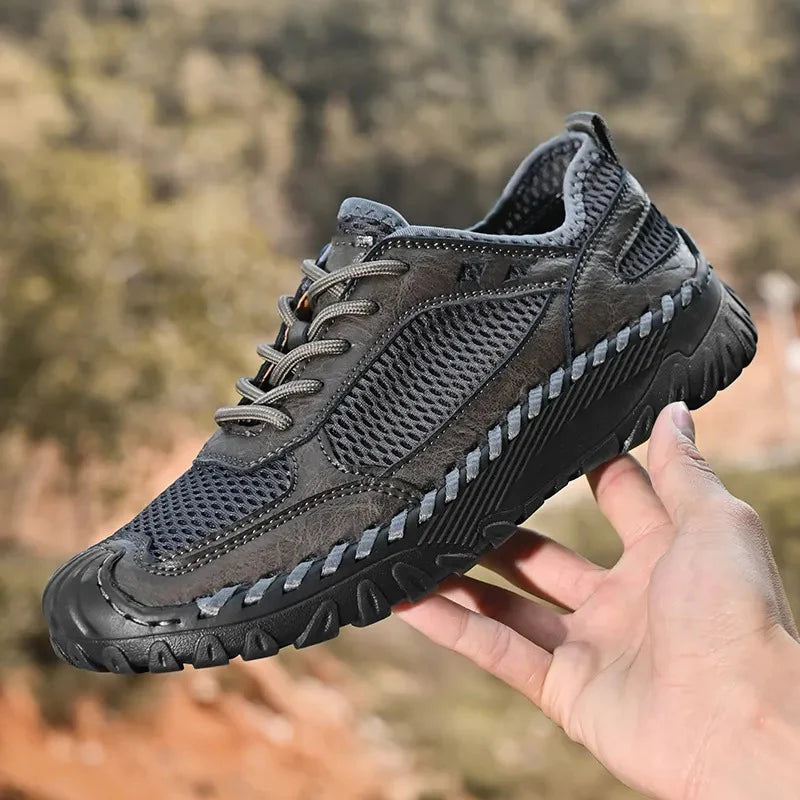 Leather Outdoor Sneakers