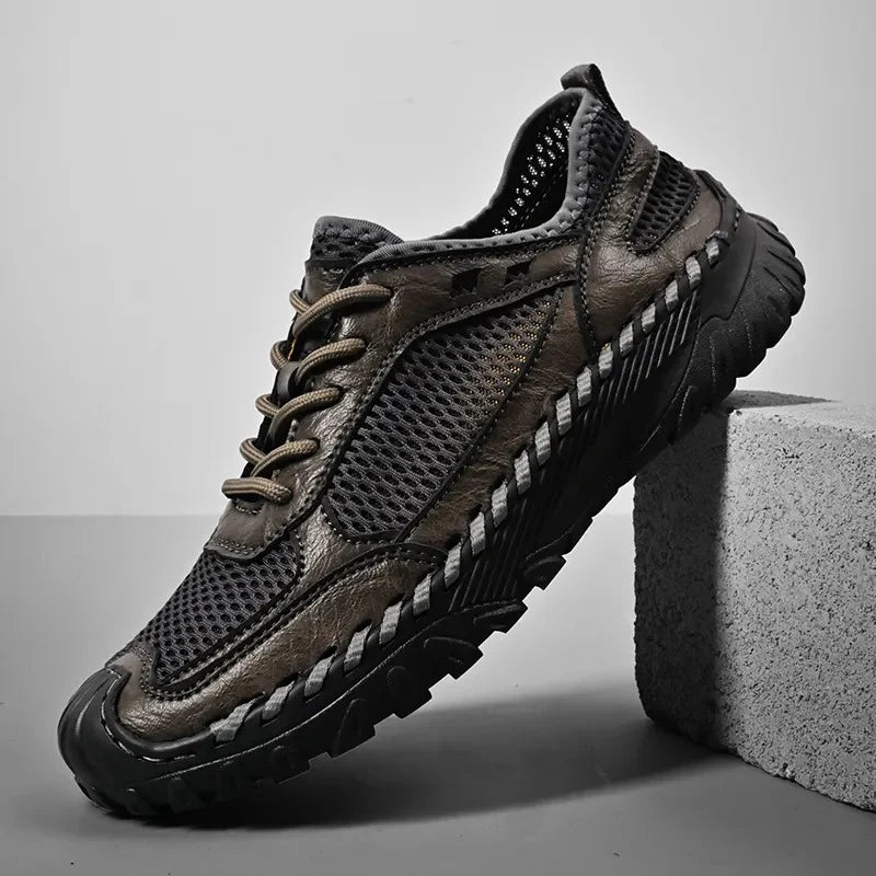 Leather Outdoor Sneakers